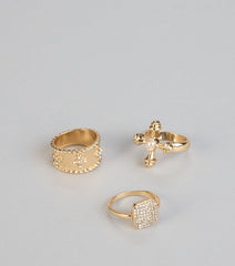 Heavenly Glow Ring Trio