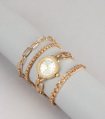 Right On Time Watch Bracelet Set