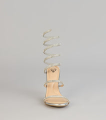 Wrapped in Radiance Stiletto Heels