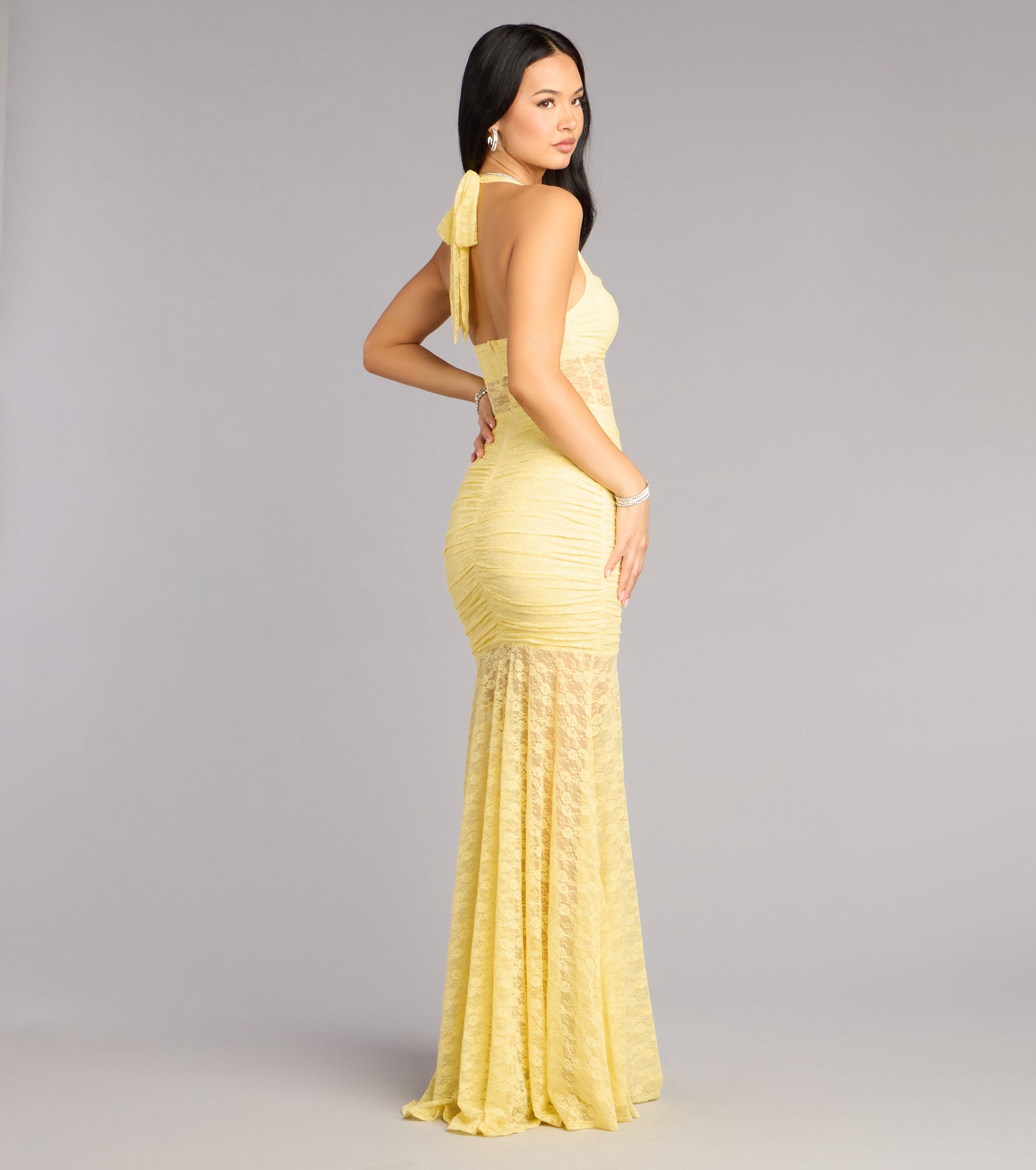 Briella Lace Mermaid Formal Dress