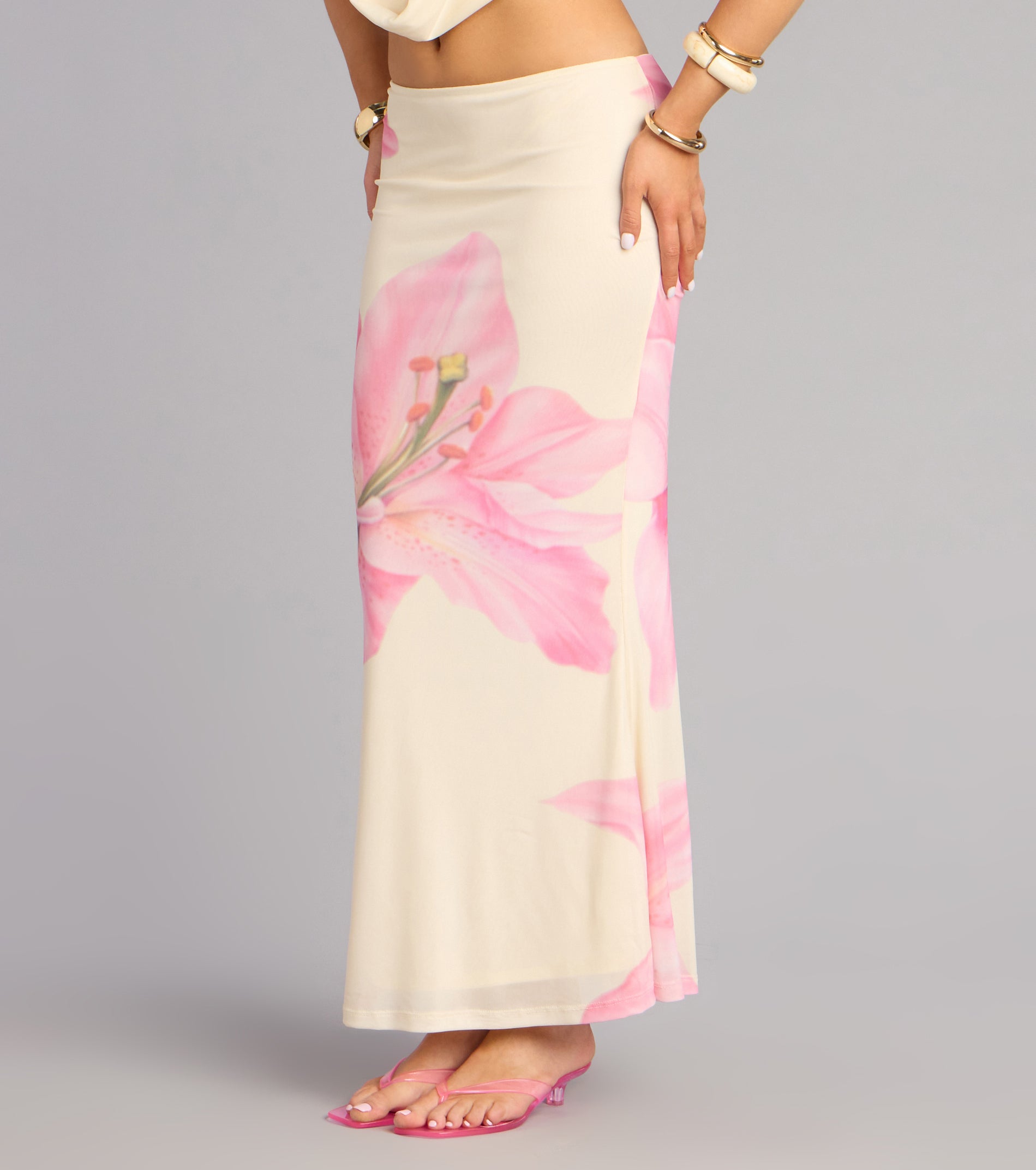 Floral Confidence Maxi Skirt