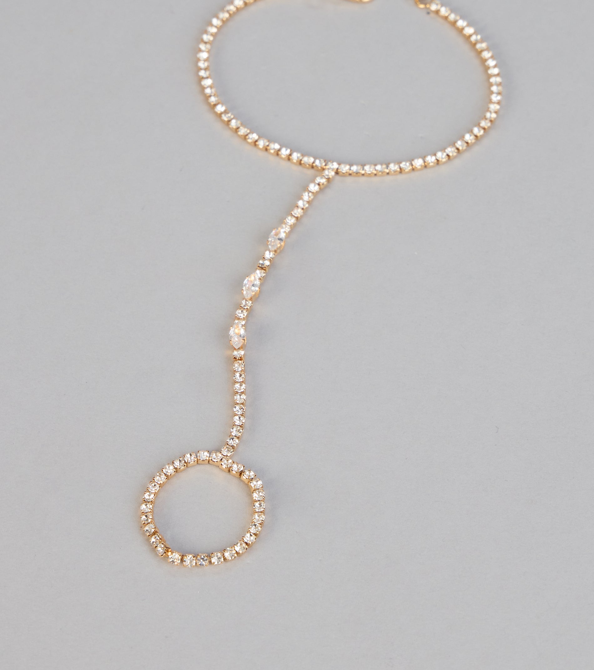 Diamond Drift Hand Chain
