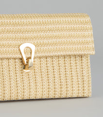 Vacation Mode Straw Clutch
