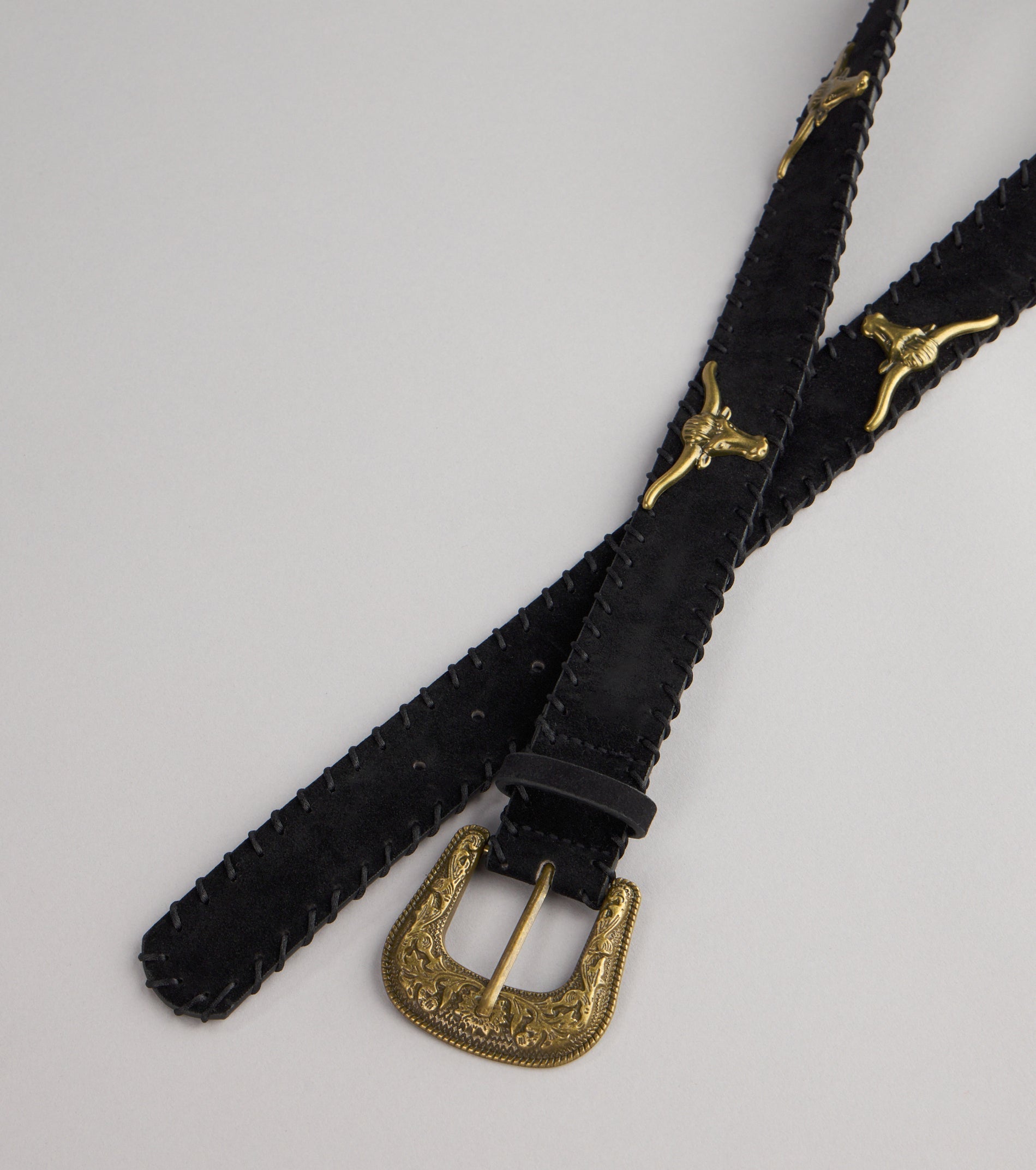Rodeo Ready Longhorn Western Belt