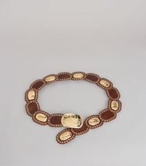 Desert Dream Oval Medallion Belt