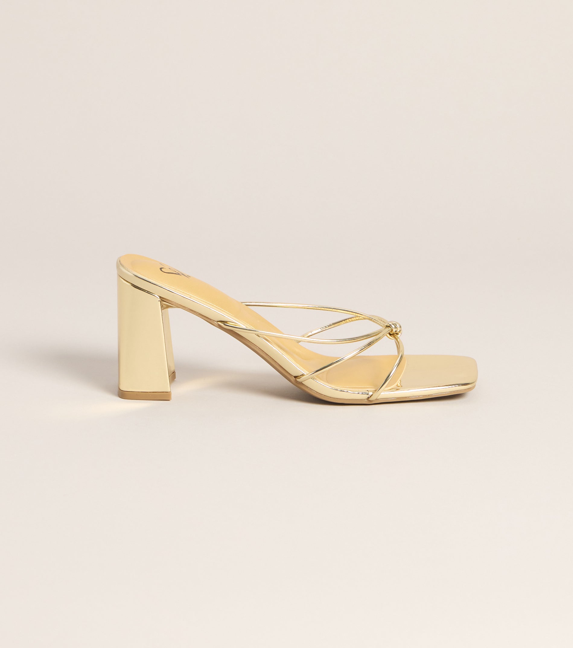 Fashion Fix Knotted Block Heel Mules