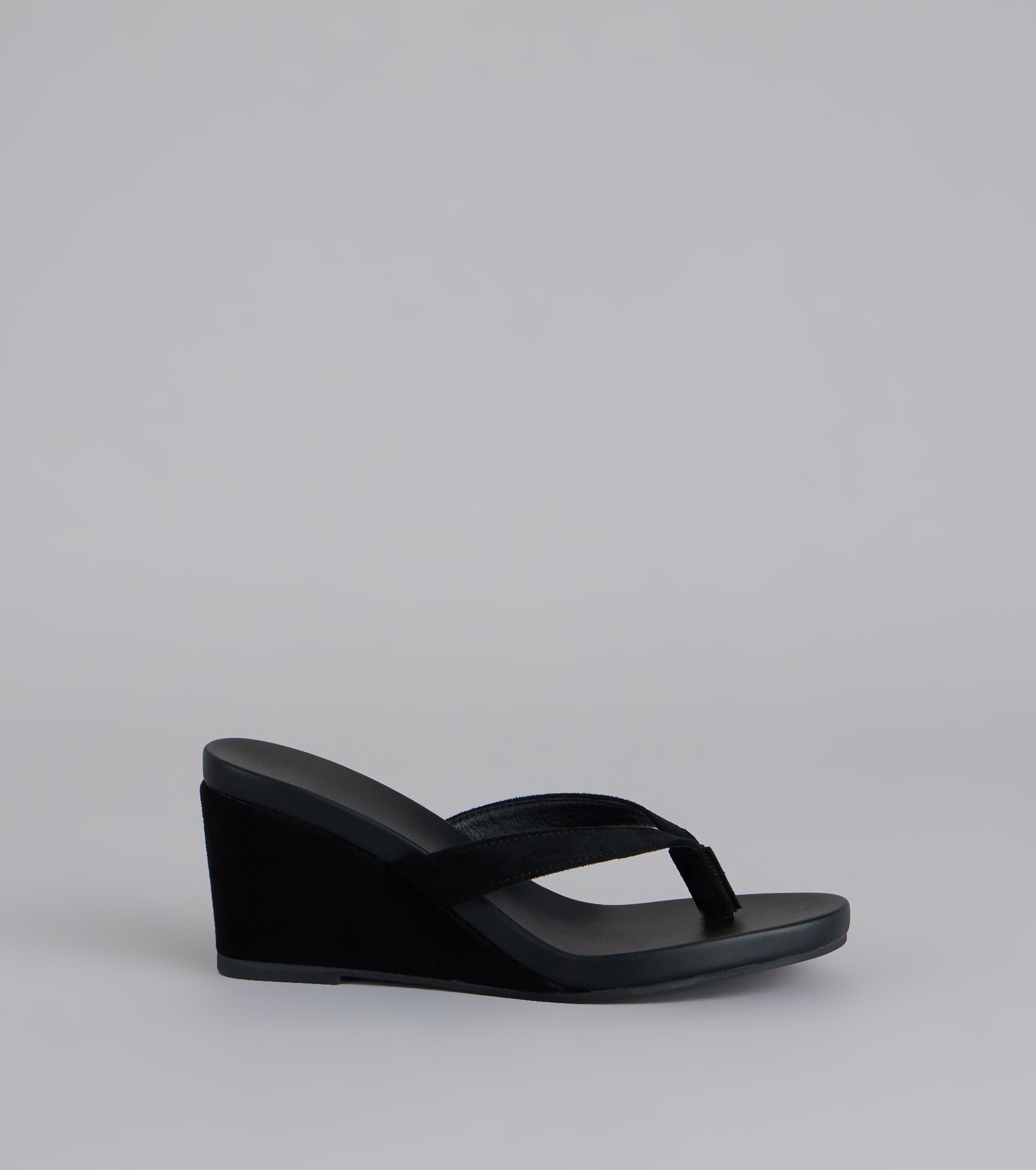 Sunny Day Chic Thong Wedge Heels
